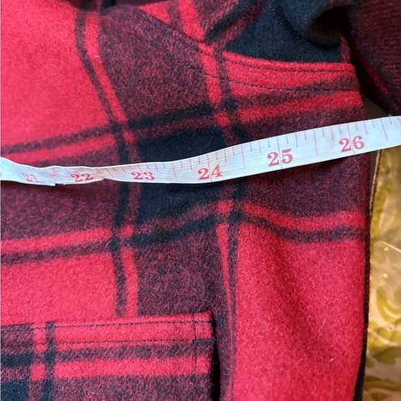 Filson Men’s CCC Wool Bomber Red/Black Buffalo Plaid Jacket Size X-Large NWT - Picture 11 of 15